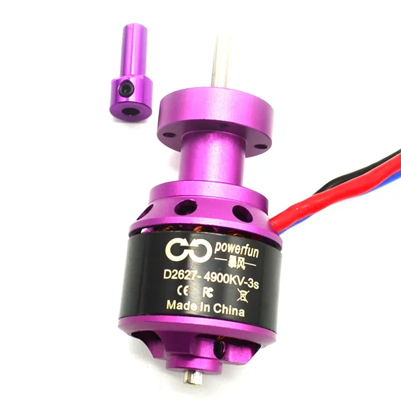 HTIRC 50 мм 11 лопастей вентилятор EDF блок с 3S D2627 4900KV бесщеточный двигатель для RC
