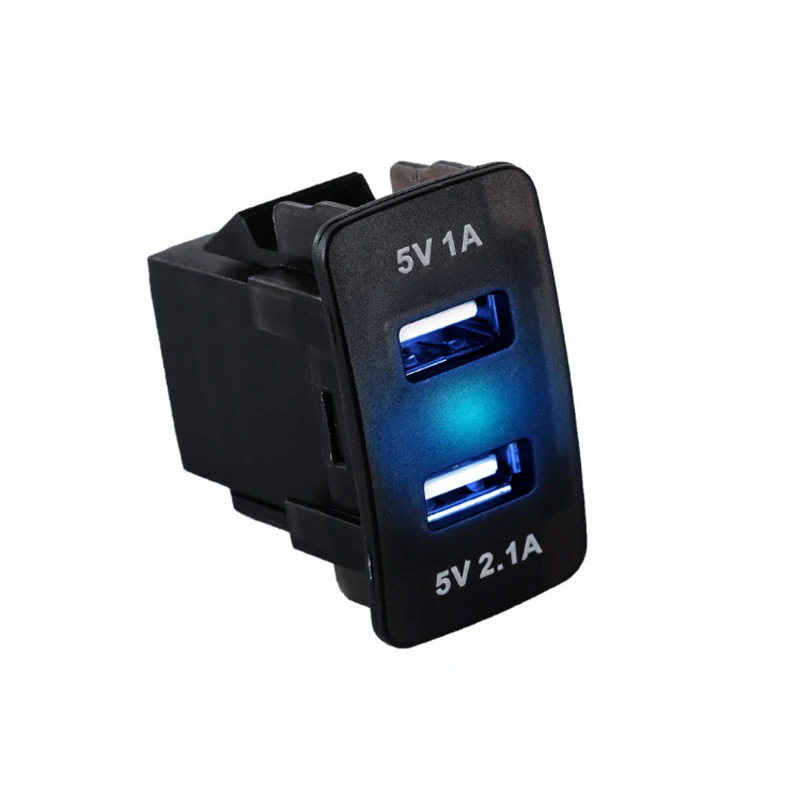 Waterproof 12V-24V Mini Micro Dual USB Plug Car Motorcycle Cigarette Lighter Socket Charger + LED Digital Voltmeter Meter | Автомобили и