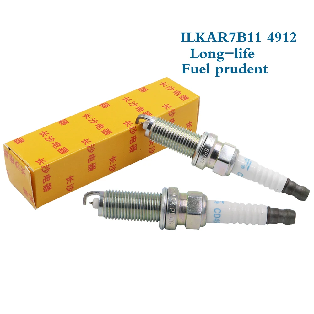 

DS 4pcs Iridium platinum Car spark plugs ILKAR7B11 4912 For Toyota Corolla / Verso/ Vios/Corolla/ Yaris/Lexus CT200h/RAV4 2.0L