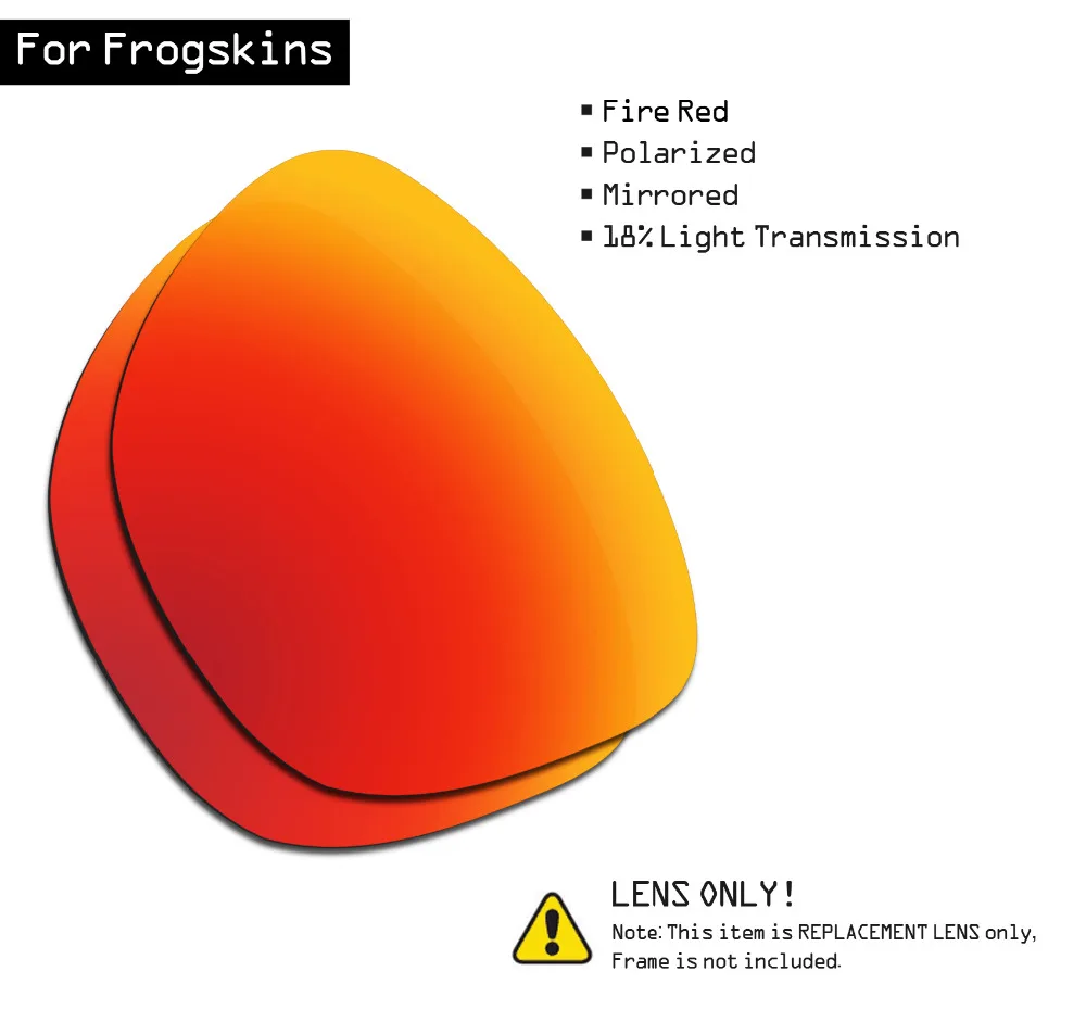 Поляризованные солнцезащитные очки SmartVLT Сменные линзы для Oakley Frogskins огненно