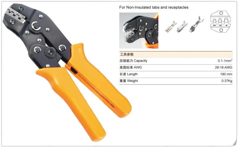 SN 28B Pin обжимной инструмент 2 54 мм 3 96 28 18AWG щипцы 0 25 1.0mm2 для Dupont|tool 2.54mm|pin crimping toolsn-28b pin