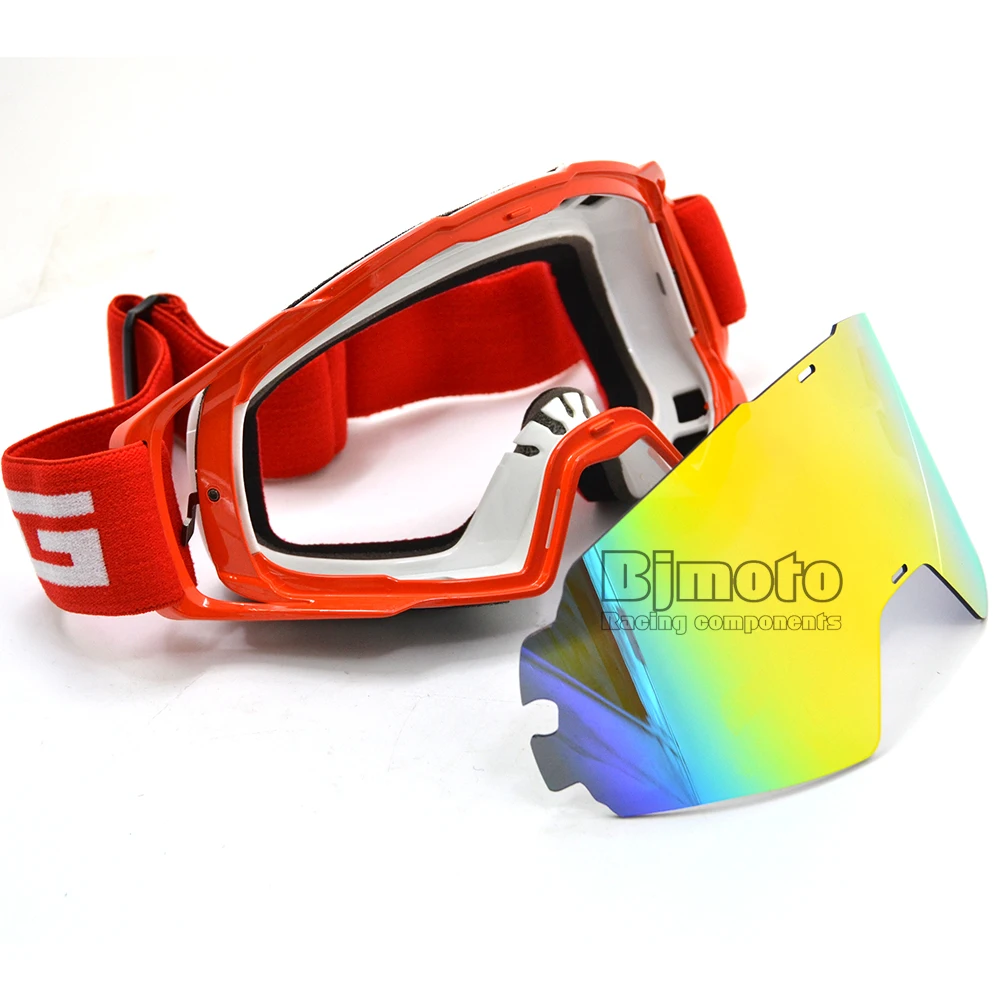 BJMOTO Oculos внедорожные очки для мотокросса очки солнцезащитные очки Снежный Лыжный Маска для лица спортивный гоночный велосипедный двигатель MX Шлем Goggle