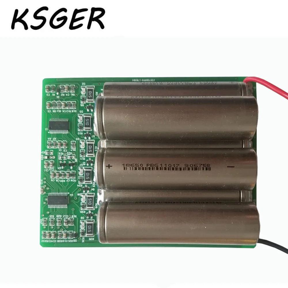 Board with Battery Паяльная станция T12 с питанием от батареи, выделенная 6 серий литиевая батарея 24v25. 2 в сбалансированная Защитная плата - Цвет: Board with Battery