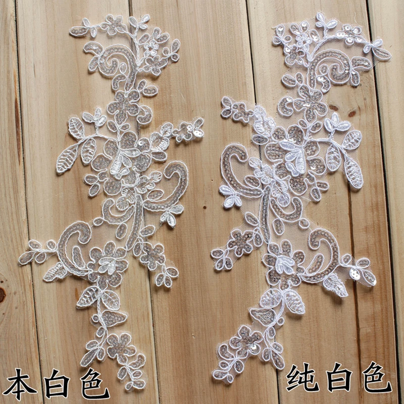 2 шт. Кружевная аппликация в венецианском стиле с красными цветами|Кружево| |