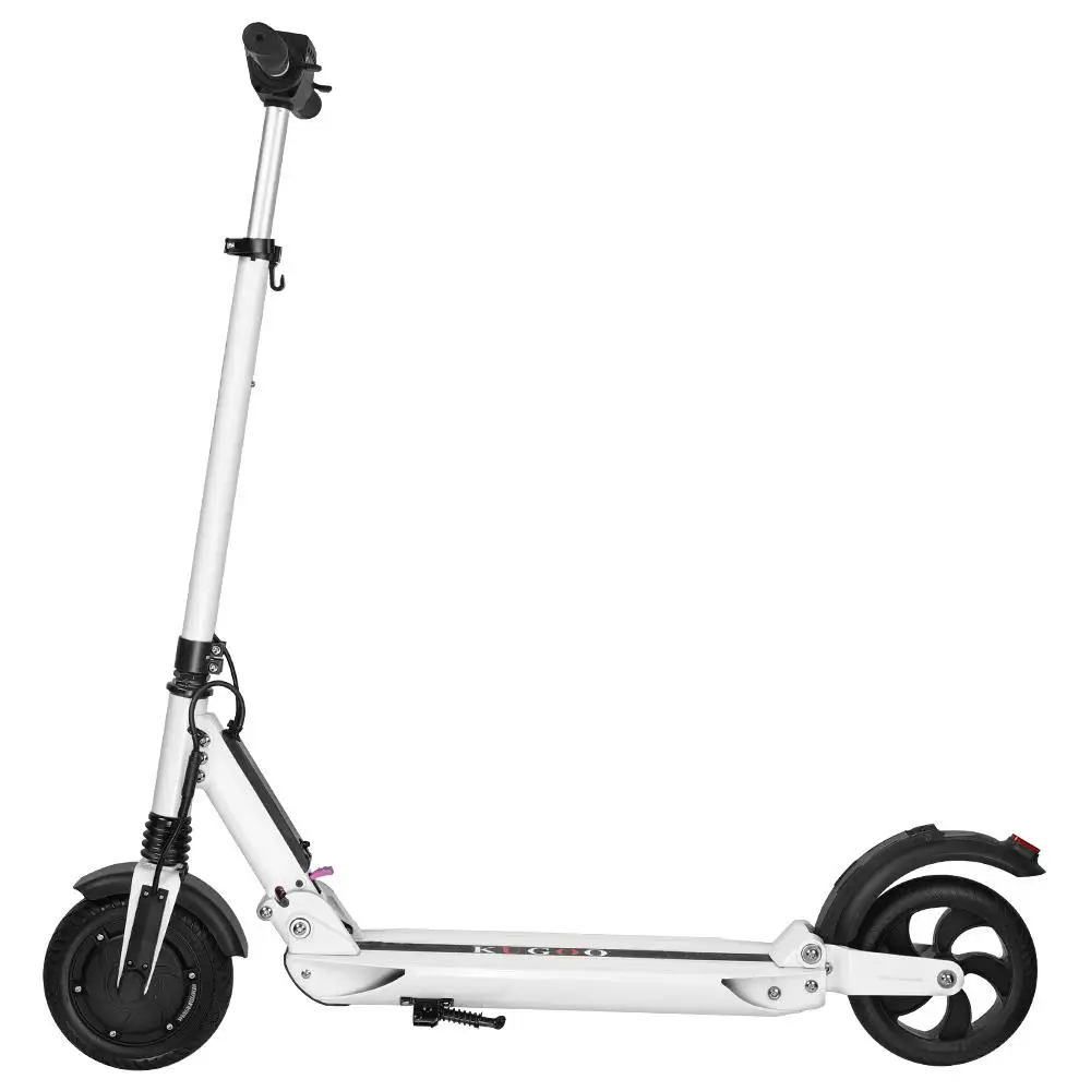 white KUGOO S1 patinetas electronas скутер для взрослых, Складывающийся электрический скутер 350 Вт 35 км/ч 30 км, радиус действия 8 дюймов - Цвет: white