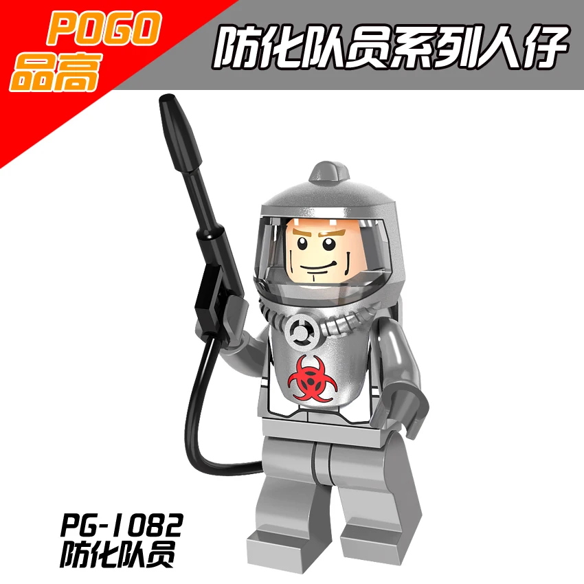 Строительные блоки противопожарные анти-химические ткани зомби супергерой