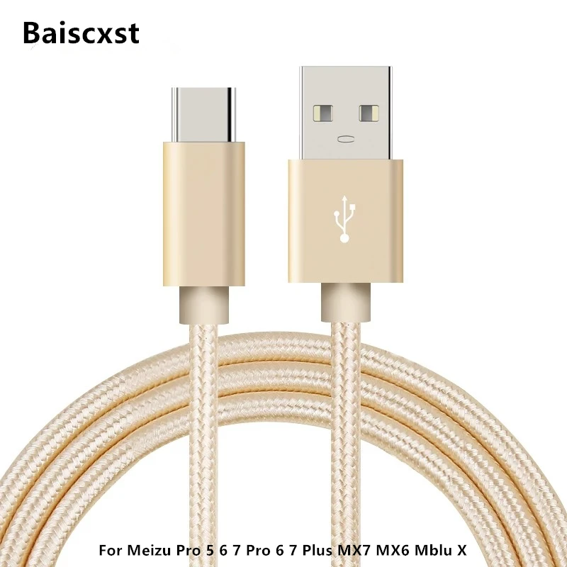Кабель USB Type C для Meizu Pro 5 6 7 Plus MX7 MX6 Mblu X TypeC быстрой зарядки c|Переходники и адаптеры|
