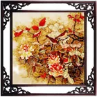 2019 Алмазная мозаика сделай сам 5d с цветами и птицами, вышивка крестиком, квадратнаякруглая Алмазная вышивка в европейском стиле, домашний декор для подарка