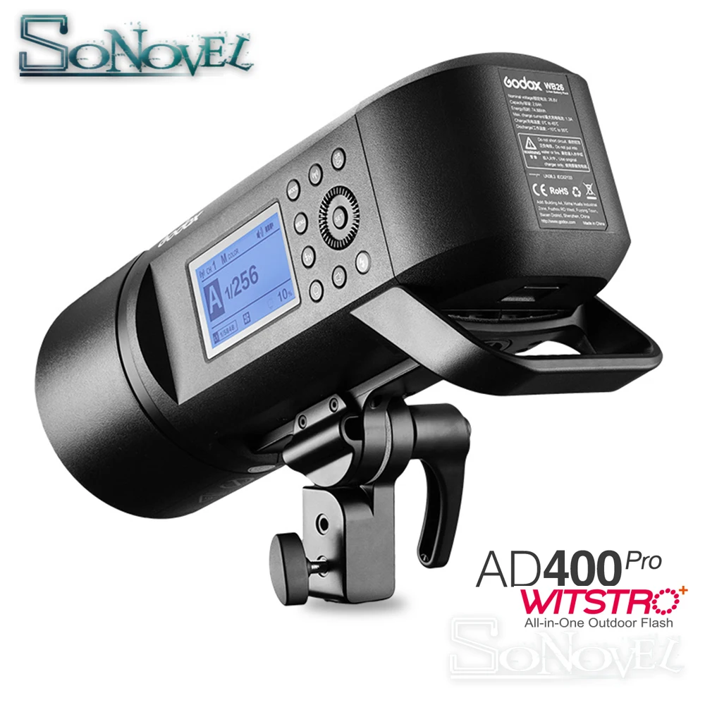 В наличии! Godox AD400 Pro WITSTRO все в одном Внешняя вспышка AD400Pro литий ионная батарея TTL HSS