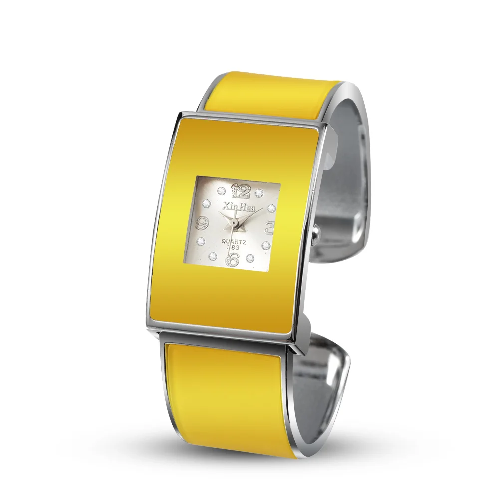 Fashion Bracelet Watch Cute Women's Watches Ladies Yellow Wrist Watches Clock relogio feminino bayan kol saati zegarek damski