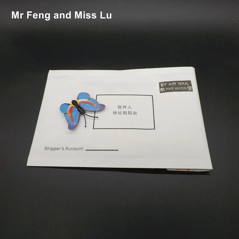 Маленькая Рождественская игрушка DIY детский подарок бабочки на магните модель