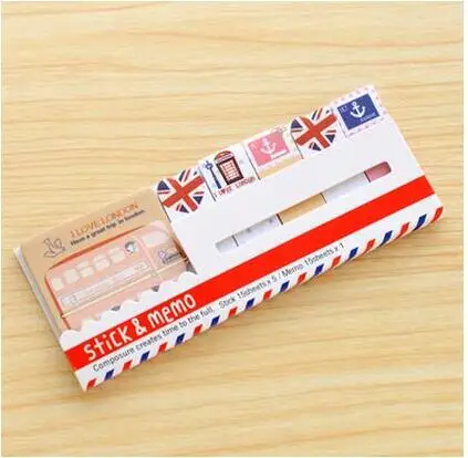 363England637 1 шт./партия, Винтаж, Лондон Париж, клейкая заметка, стикеры заметки, маркер, бумага, модный подарок, zakka, офисные школьные принадлежности - Цвет: 363England637