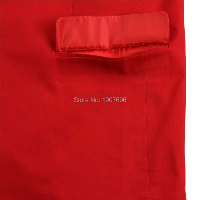 Красный Повседневное Стиль Человек Топы пиджак блейзер для мальчика Свадебная