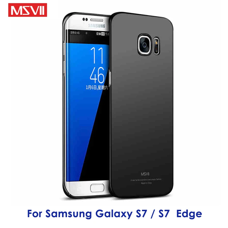 For Samsung Galaxy S7 Edge Case Cover MSVII Finger Ring Slim Coque S 7 Hard Back |