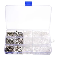 270pcs electrical terminals connector male female crimp spade terminals connectors sleeve wire insulated kit 2 84 86 3mm