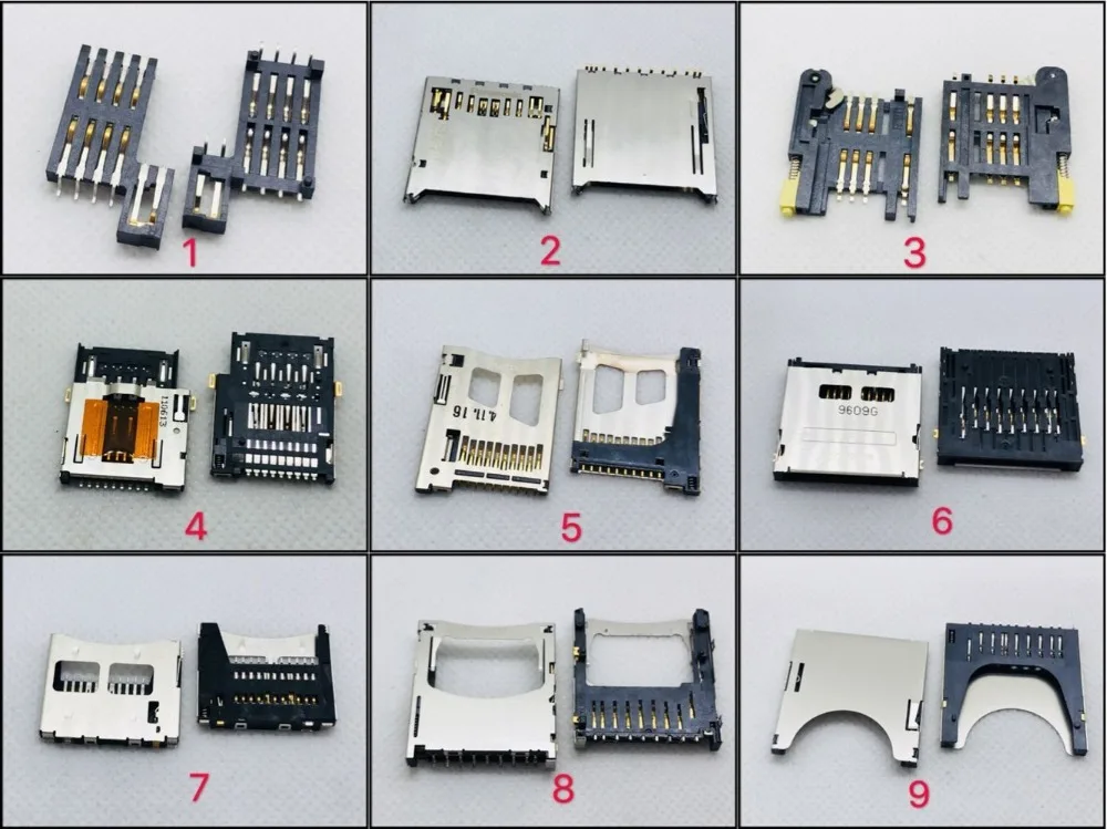 8/9/10/13pin 8+ 2/6+ 2 Molex ALPS большой сим-карты Соединительный разъем для ПК ноутбук планшет Панель двойной двухтактной Тип патч печатной платы FPC