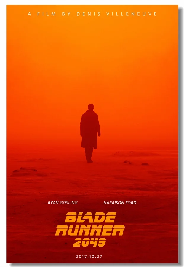 Custom Canvas Wall Mural Cartoon Painting Poster Blade Runner 2049 Stickers Living Room Wallpaper Door Sticker Bar Decals #0216# | Дом и сад