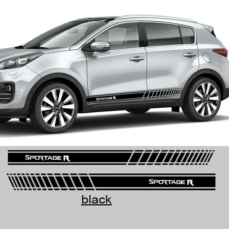 

2pcs kk car side body sticker for KIA Sportage R