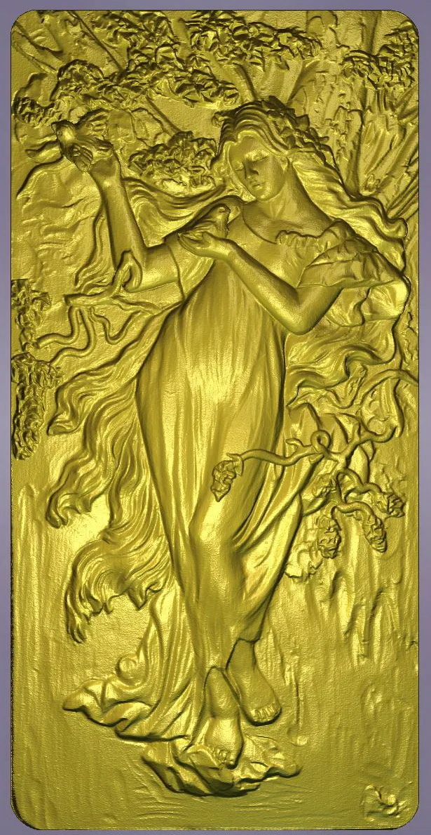 3D рельеф для ЧПУ в формате STL файла Panno_Loza 21|3d model relief|for cnc3d relief |
