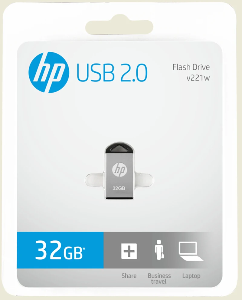 hp 16 ГБ 32 ГБ флеш-диск USB 2,0 металлический флеш-накопитель V221W Mini Cle USB диск на ключ Студенческая ручка-накопитель с пользовательским Логотипом USB