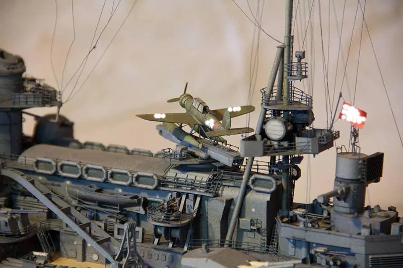 DIY бумажное ремесло версия 1:200 Harlem battle cruiser Scharnhorst 3D бумажная модель игрушки