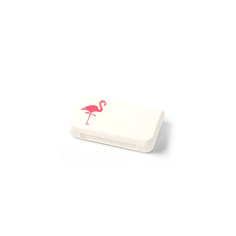 Портативный pill box PP материал прозрачный уплотнение Медицина Витамин коробка для