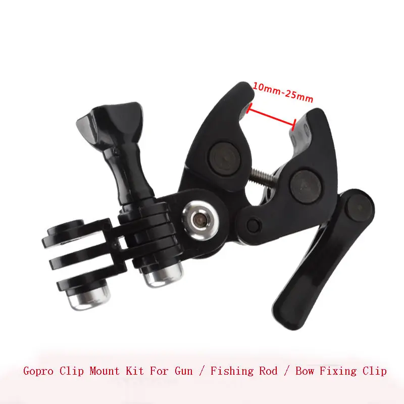 

Universal Clamp Mount Set For GoPro Camera, Fixing Clip Mount Kit For Gun / Fish