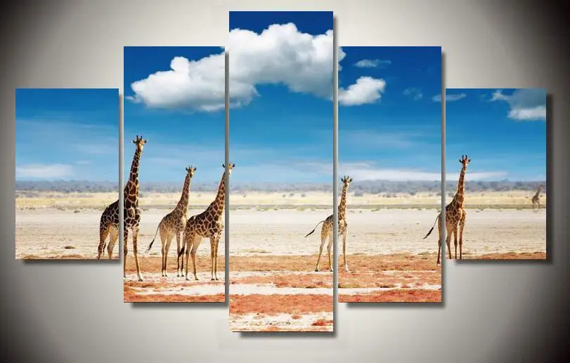 

HD Printed Africa landscape Safari Group Painting room decor print poster picture canvas Free shipping no frame