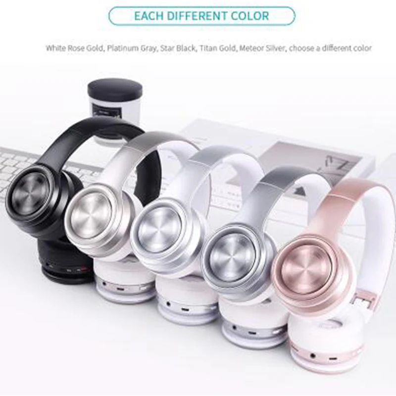 Picun P26 складной Беспроводной Bluetooth наушники Auriculares Поддержка tf карты гарнитуры С