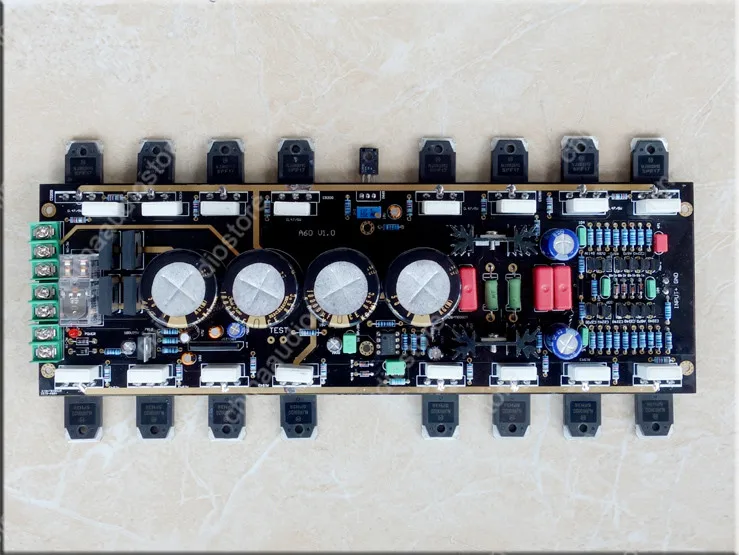 AL3 Улучшенный ACCUPHASE A-60 усилитель для DIY аудио усилитель, DC Ток отрицательные отзывы, двойной выход транзисторов, 200 Вт