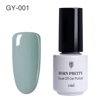 BORN PRETTY Фиолетовый УФ-Гель-лак Soak Off вино серый кофе красный серия Гель-лак для нейл-арта лак 1 бутылка 5 мл