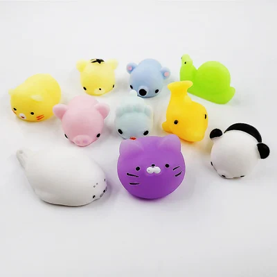 10pcs style4 10/20/40 шт Мини Моти замедлить рост мягкие игрушки Kawaii Животные мягкие Panda телефон ремни малыш Подарки Игрушка для снятия стресса вечерние пользу - Цвет: 10pcs style4