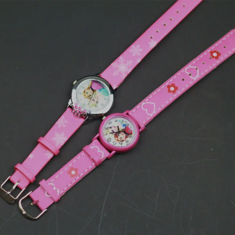 Новый мультфильм детей смотреть Принцесса Эльза Анна часы для любимая девушка