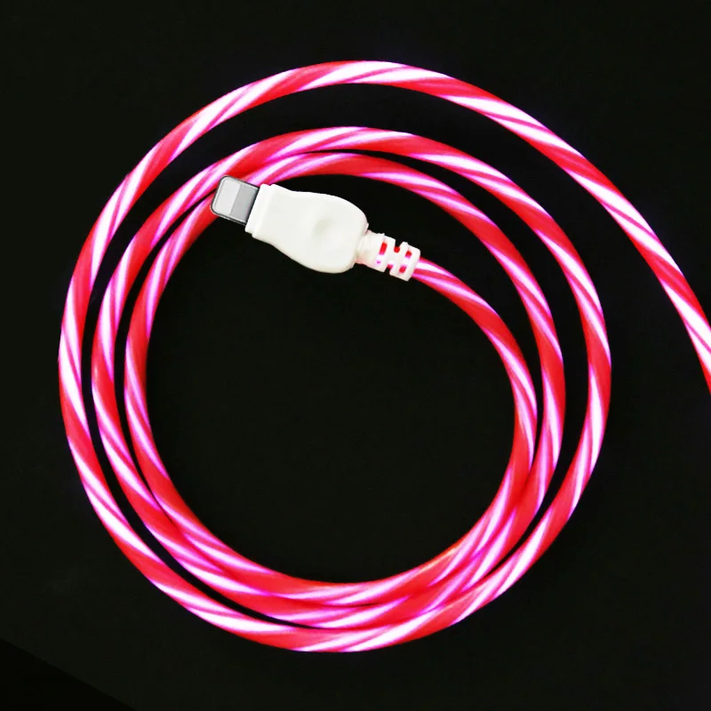 Кабель Micro USB-C со светодиодной подсветкой для iPhone 6 7 8 Plus X Max Samsung Huawei | Мобильные