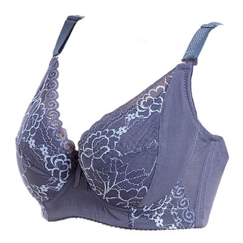 

VU058 Oversized Minimizer Bra Lace Push Up Brassiere Women Lingerie Padded Thin Cup Sexy Bra Plus Size Sujetador