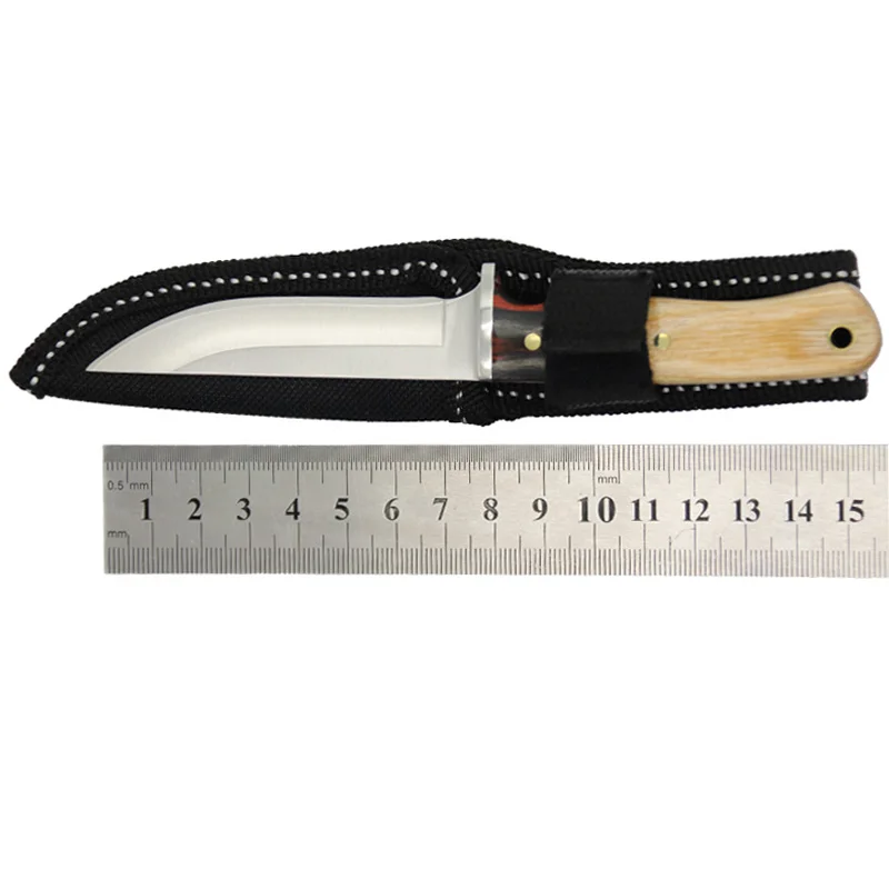 1pcs knife Yalku Высококачественный нож, ручной инструмент, нож для выживания, карманный нож для кемпинга, нож для выживания с лезвием, чехол из нержавеющей стали - Цвет: 1pcs knife