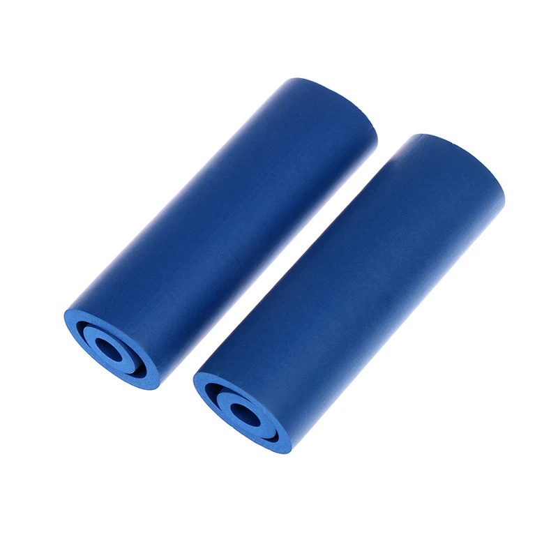 Blue 2 шт./1 пара велосипедная гоночная велосипедная Ручка Бар Пена Губка Ручка крышка нескользящий мягкий руль велосипедный бар - Цвет: Blue