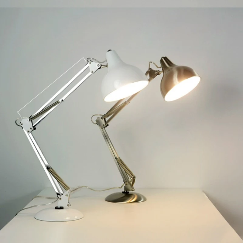 Современная настольная лампа с регулируемым соединением складной светильник