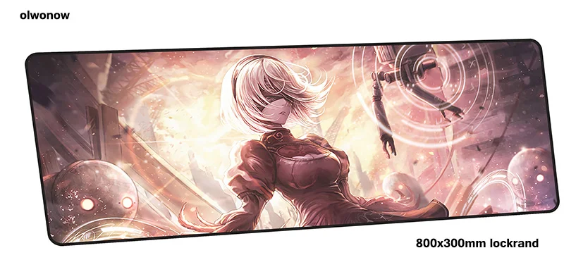 Nier automata коврик для мыши 80x30 см игровой коврик для мыши большой геймерский коврик рождественские подарки игровой стол компьютерный коврик коврики для игровой клавиатуры