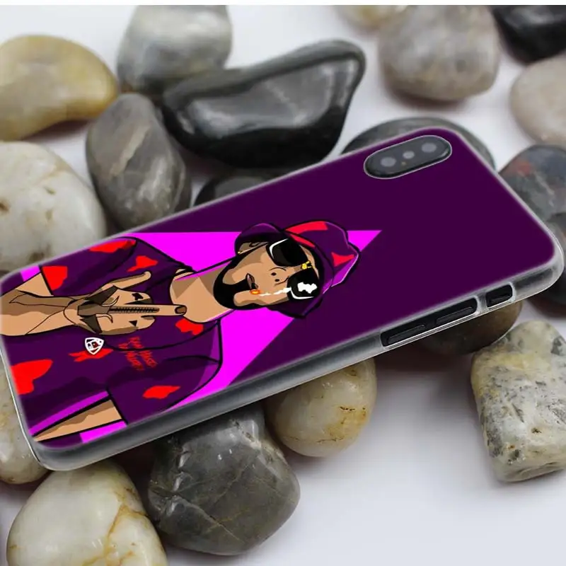 Чехол Singer для iPhone XS Max XR X 10 7 7S 8 6 6S Plus 5s SE 5 4s 4 5C Жесткий прозрачный пластиковый ПК Coque Cover Shell Anuel Aa Ozuna 11