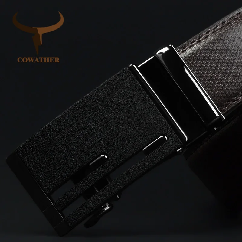 COWATHER мужской ремень корова натуральная кожа ремни для мужчин Высокое качество