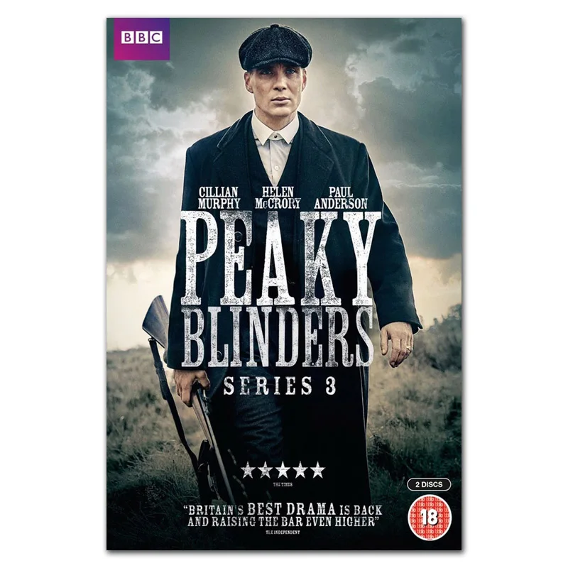 Зеленый Peaky blinders-cillian Murphy США ТВ-шоу плакат стены искусства картина холст картина домашний декор плакаты и печать - Цвет: Зеленый