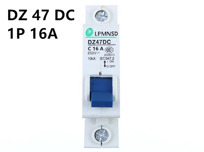 DZ47 1 P 16A DC 250V Автоматический выключатель MCB полюсный C45|circuit breaker mcb|circuit breakermcb circuit |