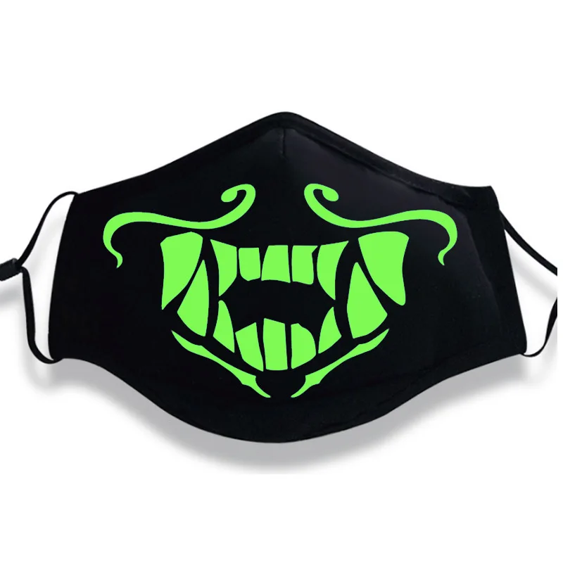 Jeu KDA K/DA Akali masque Assassin S8 bleu vert visage veilleuses маскарадный реквизит для костюмов девочек и