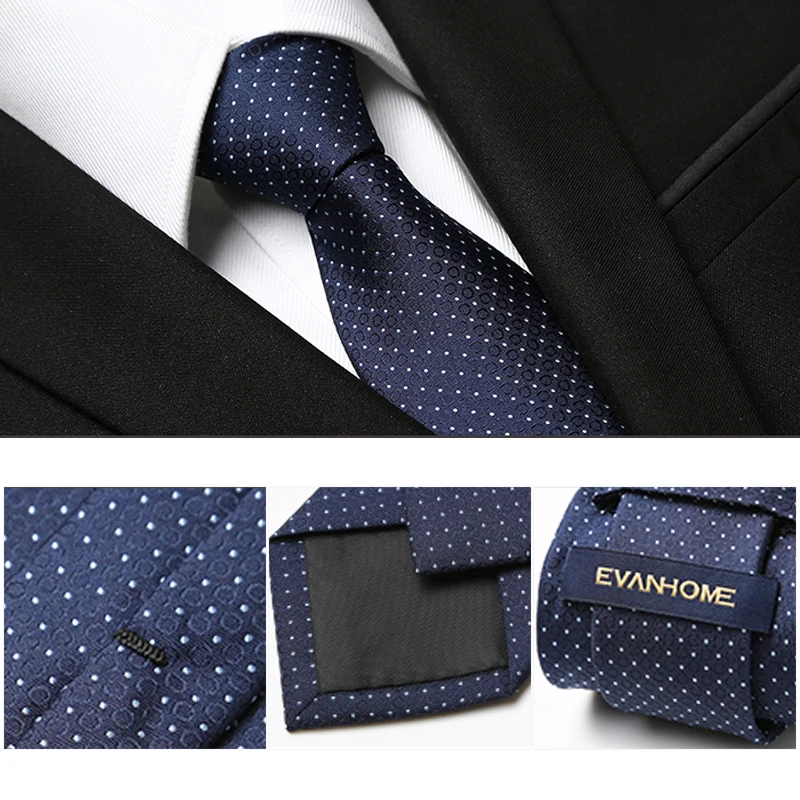 Бесплатная доставка 2020 Модные мужские галстуки для мужчин нано галстук 7 см в