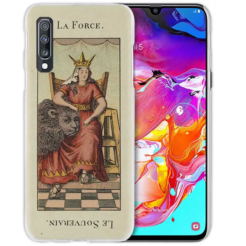 02 Таро карты чтения чехол для samsung Galaxy A50 A70 A20e A60 A40 A30 A20 A10 A8 A6 плюс A9 A7 Жесткий ПК чехол для телефона чехол для нового IPad - Цвет: 02