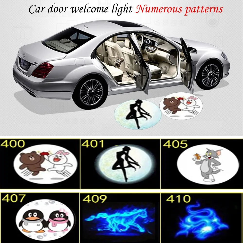 Maxup 2 шт. Автомобильный Дверной свет светодиодный логотип добро пожаловать