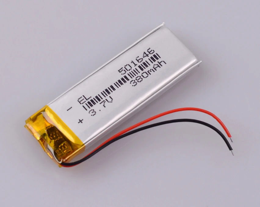 3,7 V 380mAh 501646 Литий-полимерная LiPo аккумуляторная батарея, ионные батареи для samsung YP-U5 плеера, маленькие игрушечные наушники
