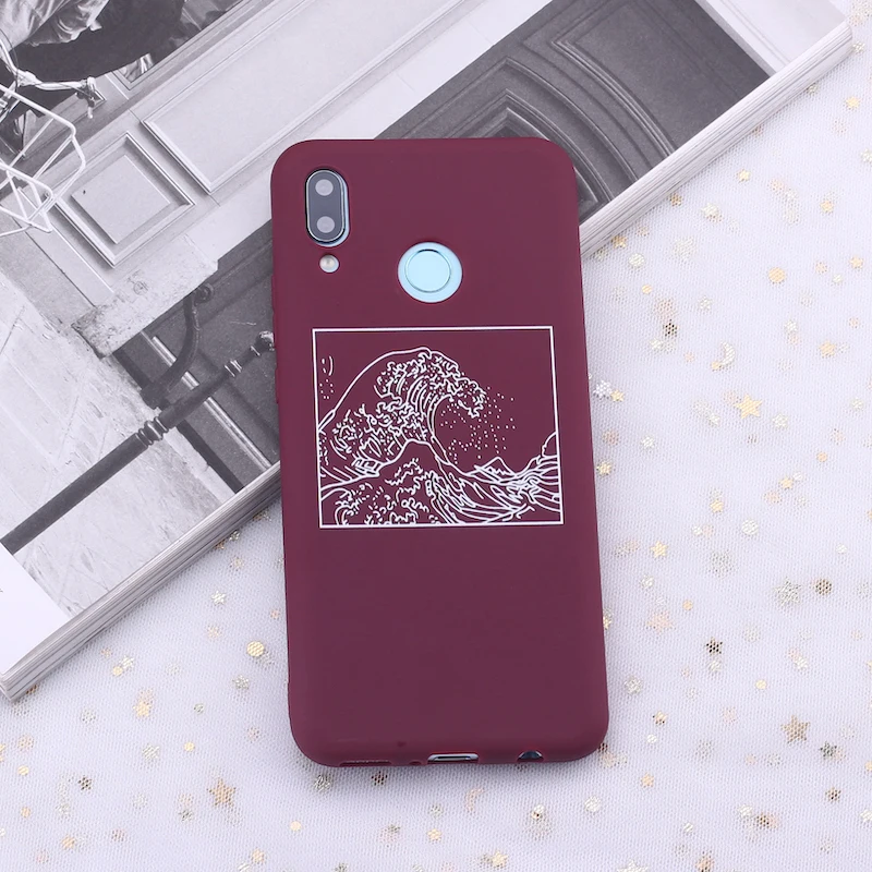 3 Для Huawei Honor Mate 10 20 Nova P20 P30 P Smart The Great Wave off Kanagawa Candy силиконовый чехол для телефона Capa Fundas Coque - Цвет: 3