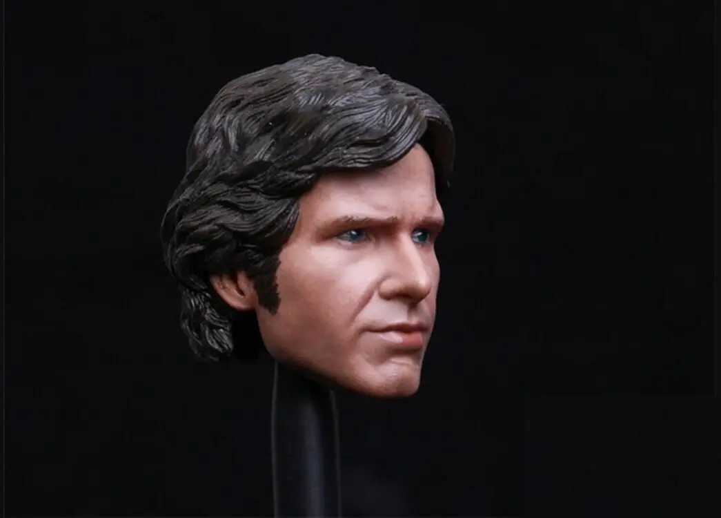 1/6 масштаб на заказ Han Solo Харрисон Форд голова лепить для горячих игрушек Phicen в